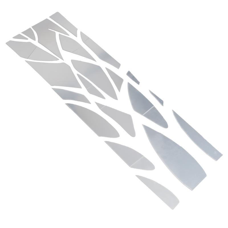 ABWR-3D Acrylic Tree Mirror Wall Sticker Removable DIY Art Decal Home Decor Mural 100X28CM