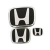 pcdwy7 Car Steering Wheel Emblem H-Sticker For Honda Civic Accord City CRV Jade Fit Odyssey Hybrid Red Black Blue Interior Modification