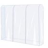 Transparent Plastic Garment Cover for Coat Rack - Dustproof Hanging Clothes Storage Bag