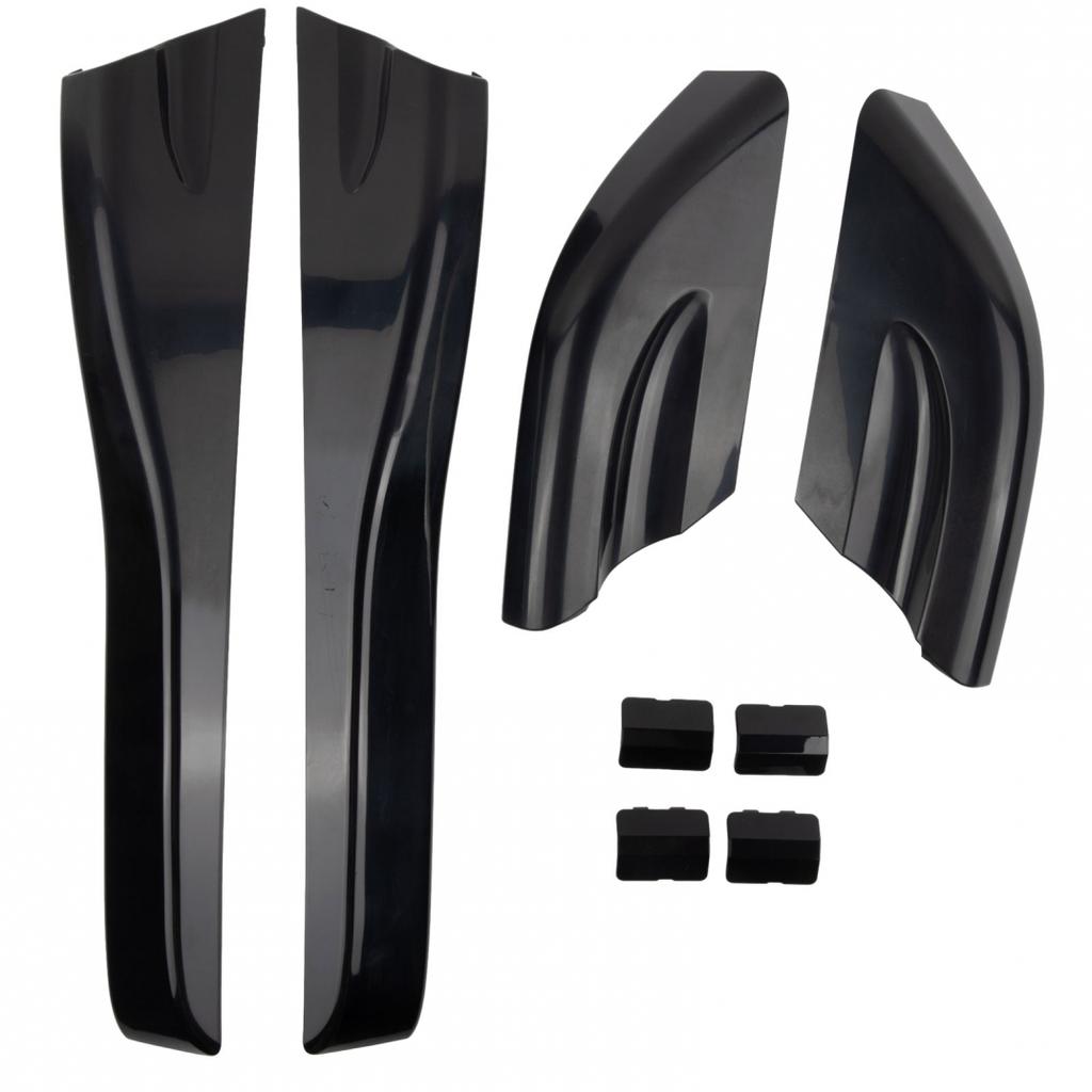 Schwarze Dachgepäckträger-Schienenende-Schutzabdeckung für Hyundai Tucson 2004-2008