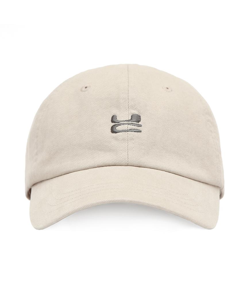 Eondeokeonteulol Four Seasons Cotton Logo Embroidered Basic Soft Top Unisex Ball Cap Uc / Washed B B / Beige