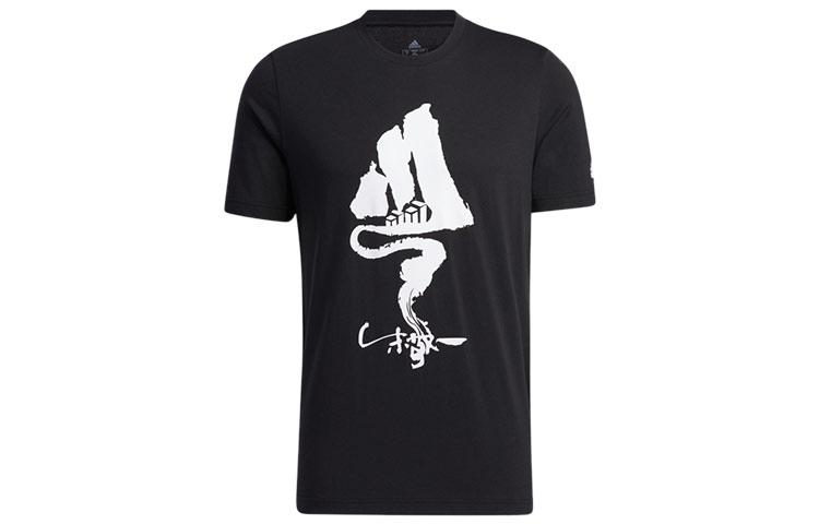 

Adidas T Shirts Unisex Black Crew Neck Moderate Straight Fit GN7326 M