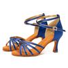 Frauen Tango Ballsaal Latin Walzer Tanz Mädchen Party Schuhe mit hohen Absätzen 7CM