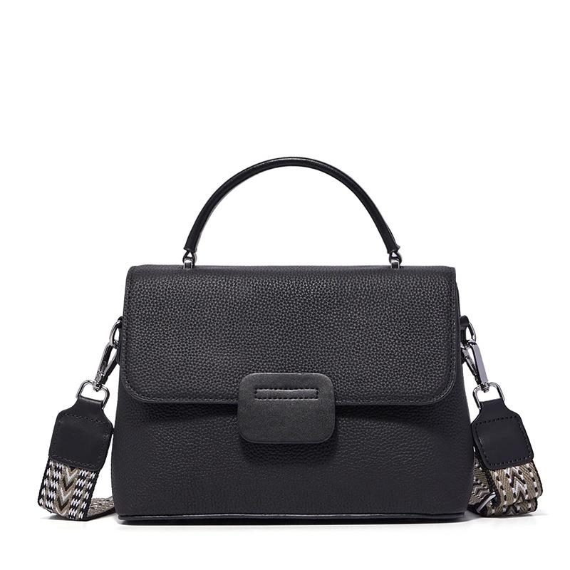 Fashion Women's Bags New First-layer Cowhide Handbags Simple and Versatile Shoulder Bags Commuter Messenger Bags Genuine Leather Women
