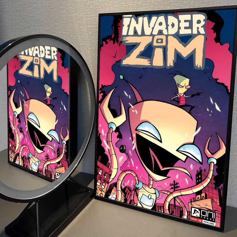 1PC I-Invader Zim Poster Poster Paper Print Home Living Room Bedroom Entrance Bar Cafe Art Painting Decoration