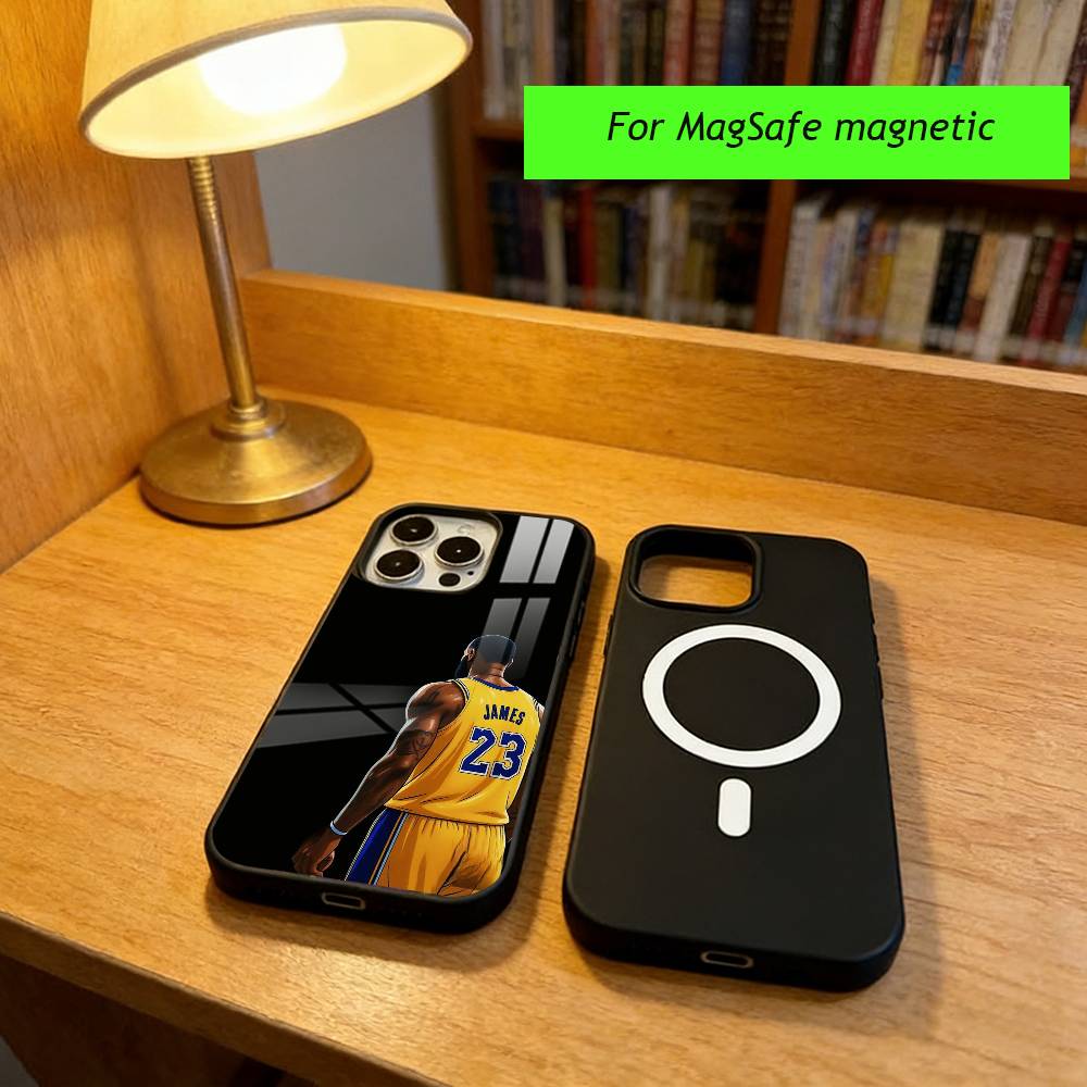 LeBron James Phone Case For iPhone17,16,15,14,13,12,11 Plus,Pro Magnetic For Magsafe Wireless Charging