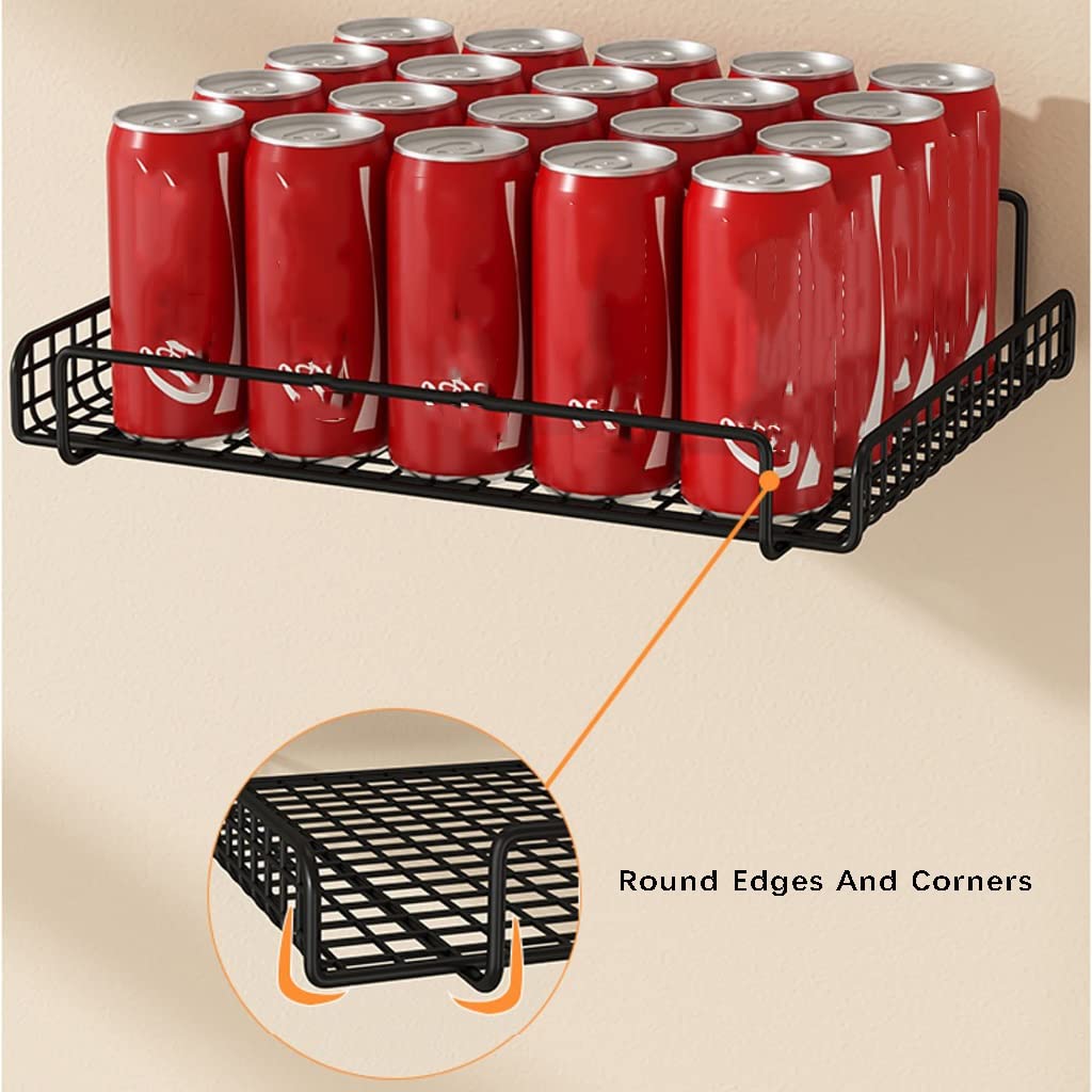 Router Wall Hanging Shelf Projector Shelf Wall Mount Floating Shelves Punching-Free Storage Rack for Bedroom Living Room