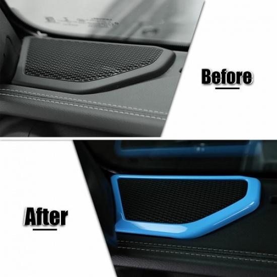 Inner A-pillar Speaker Cover Trim Bezel Accessories for Jeep Wrangler JL JT 18+