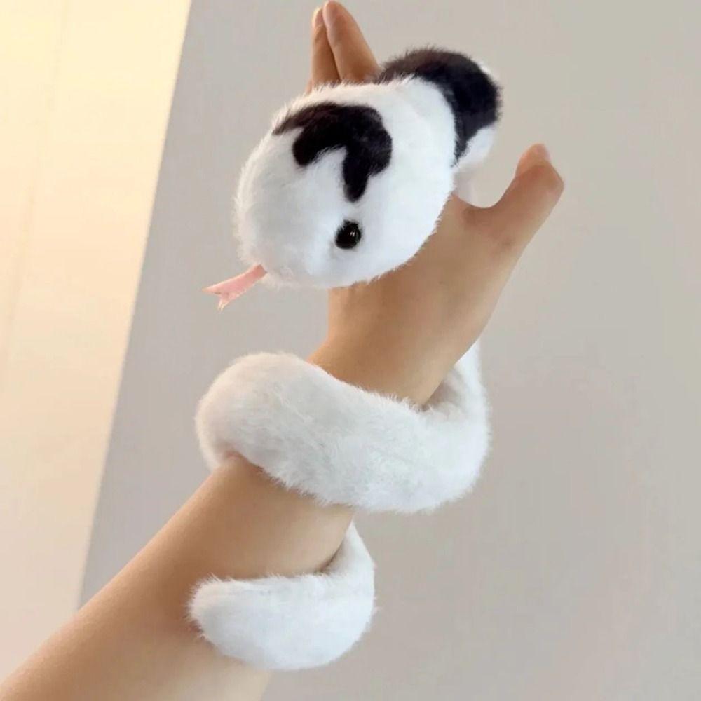 Plush Xiao CuBao Plush Toy Wrapable Stuffed Doll Kawaii Snake Decoration Doll