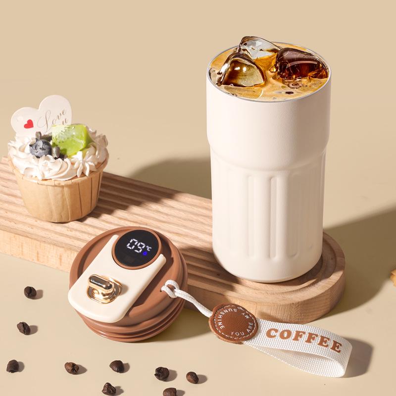 2025 Digital Display Smart Temperature Coffee Cup - Unisex 316 Stainless Steel