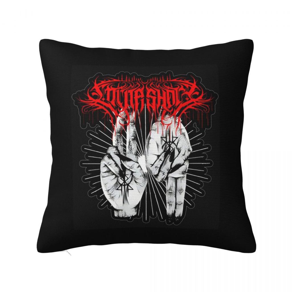 Lorna Shore Logo In White Square Pillowcase Cushion Cover Pillow Case Throw Pillow Cover for Home Bedroom Car