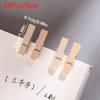 20Pcs/Box DIY Wooden Clip Push Pins Reusable Pushpins with Clips  Photo Wall Decor