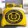 Partick Thistle F.C. Pattern Bedding Quilt Set Home Decoration Gift (1 * Duvet Cover + 2 * Pillowcase Without Core)