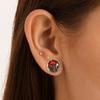 Unique Jellyfish Pattern Glass Ear Stretcher Handcrafted Expander Body Piercings Suitable for Comfortable All Day Wear