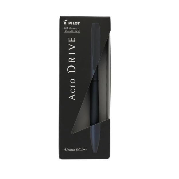 PILOT Acro Drive Ballpoint 10th Anniversary Limited Edition Model Rotating Sea Oil-Based Pen, BDR-7WT25, Retractable, 0.7mm (Deep Blue)