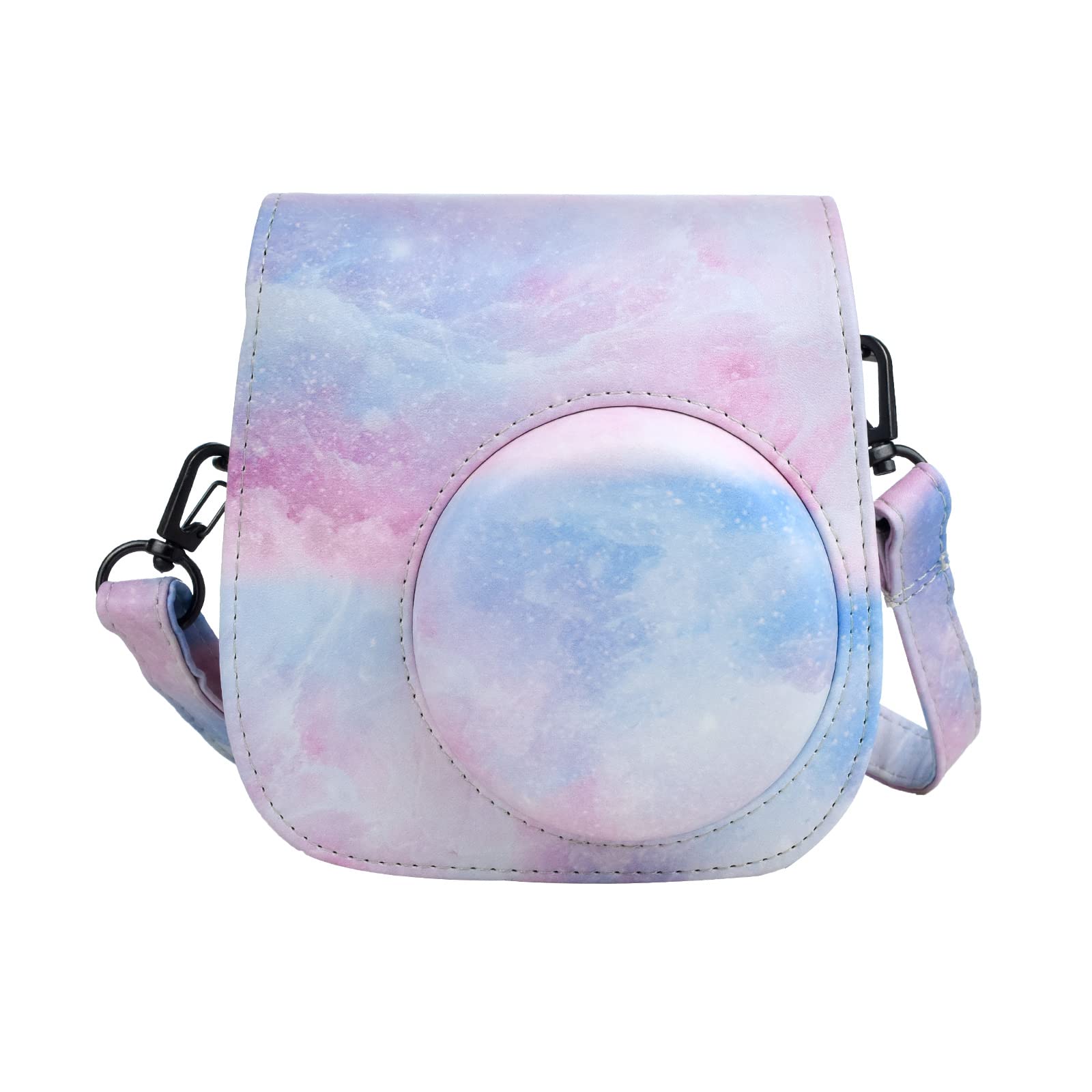 

HIYQIN Instax FUJIFILM instax mini мила сумка для камери з плечовим ремінцем для зберігання фотографій, зручна для носіння, чохол з ПУ шкіри, чохол для 12/11/9/8, ремінець, кишеня,