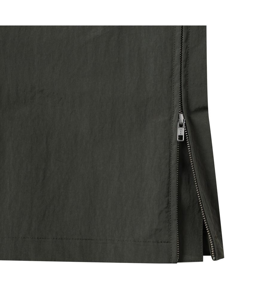 Customellow Khaki Short Mac Coat Cwcas25211Khx