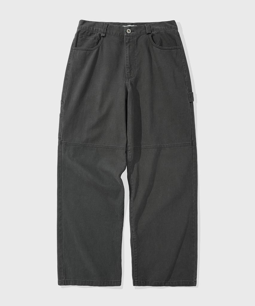 KIIMUIR Garment-Washed Carpenter Pants_Charcoal