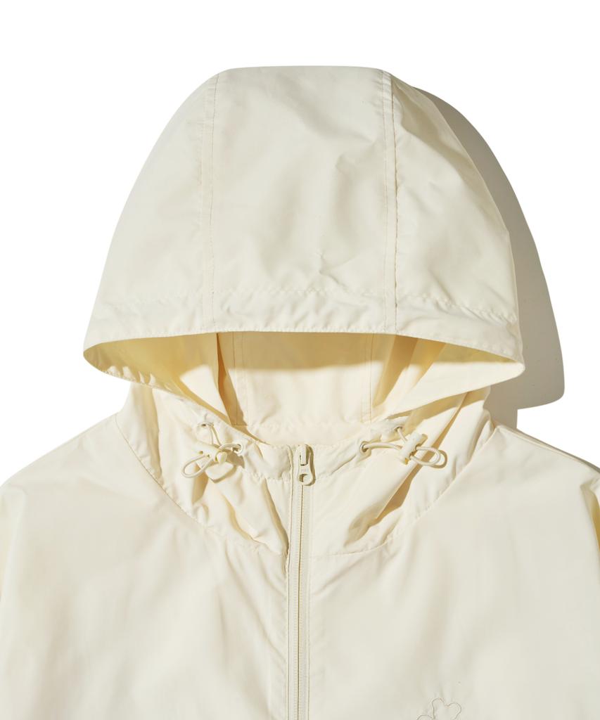 Physical Department Bear Keyring Arch Logo Windbreaker_Ivory