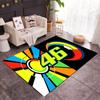 Colorful Wheel Design Themed Anti-Slip Rugs - Polyester Home Decor, Suitable for Bedrooms, Living Rooms, Doorways, Studios, and Decorations