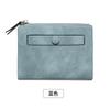 Wallet Women's New Women's Short Wallet Frosted Retro Thin Wallet Simple Versatile Change Bag
