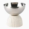 Modern Minimalist Stainless Steel Fruit Bowl Decorative Centerpiece Living Room Hotel Lobby Table Display