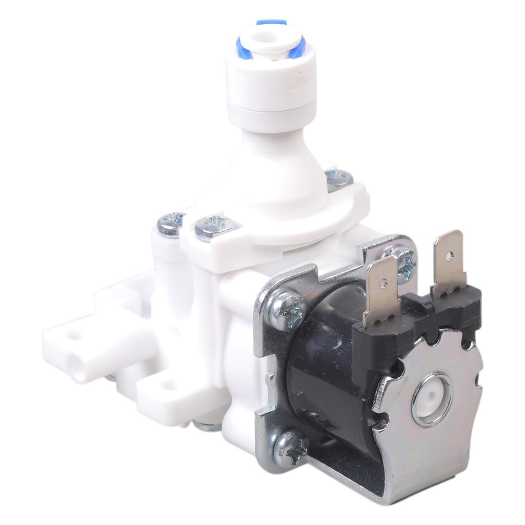 220V/DC12V Intelligent Toilet Pressure Reducing Valve 1/4'' Quick-Connect Water Inlet Outlet Valve Stable Water Flow