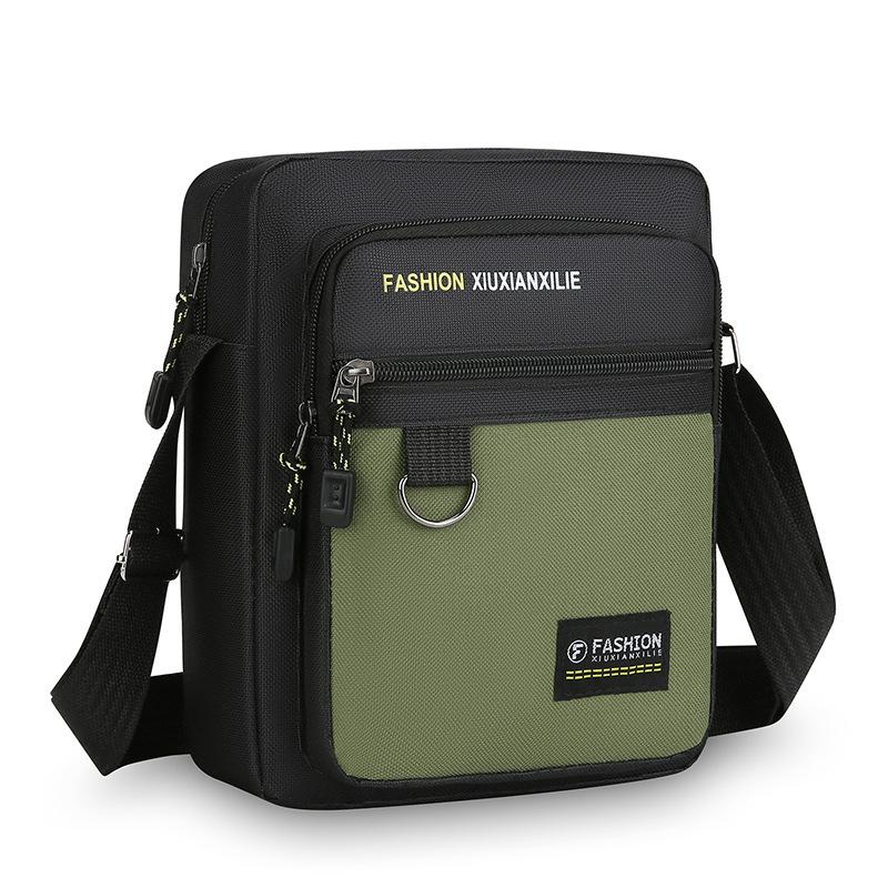 Men s messenger bag new multi-functional nylon fashion cloth business shoulder bag trendy cool versatile men s bag