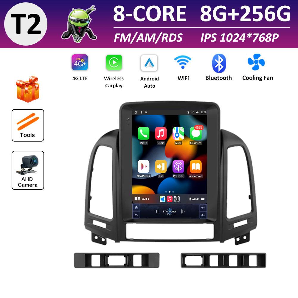 Cooling Fan for Hyundai Santa Fe 2 2006 2007 2008 2009 2010 - 2012 Android Smart System Car Multimedia Video Radio Player WIFI