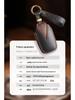 2024 Leopard 5 Genuine Leather Key Shell - Special Edition Cowhide Accessory