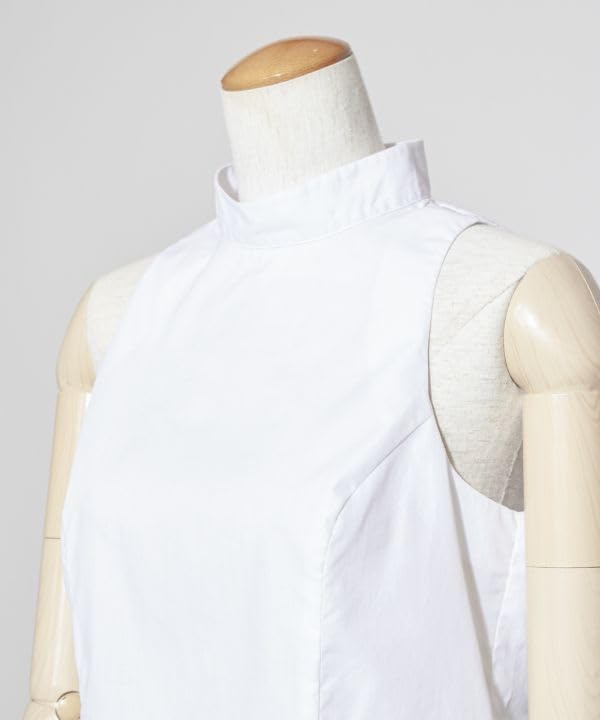 Maunaloa Modern American Stand Weiß Damenbluse, Medium,