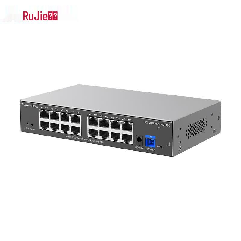 Ruijie RG-NBF2100S-16GT1SC Layer 2 Managed Gigabit Optical Access Switch