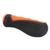 1 Pair Orange Black Mountain Bike Grips Ergonomic Handlebar Grips  for BMX Riding