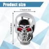 ASUBHA Skull Shifter Knob, Personalized Skull Shifter Head With Adjustable LED Double Eyelet Decorations, Gear Knob Head Universal Car Interior