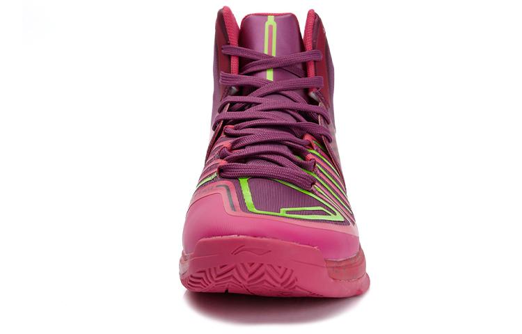 Men's Sneakers Li-Ning Li Ning Speed 1 Mid Top Basketball Shoes Men's Rose Red