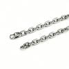 Titanium Steel Bamboo Joint Chain Bracelet Necklace for Men & Women - Simple Polished Design with Stainless Steel Ornaments