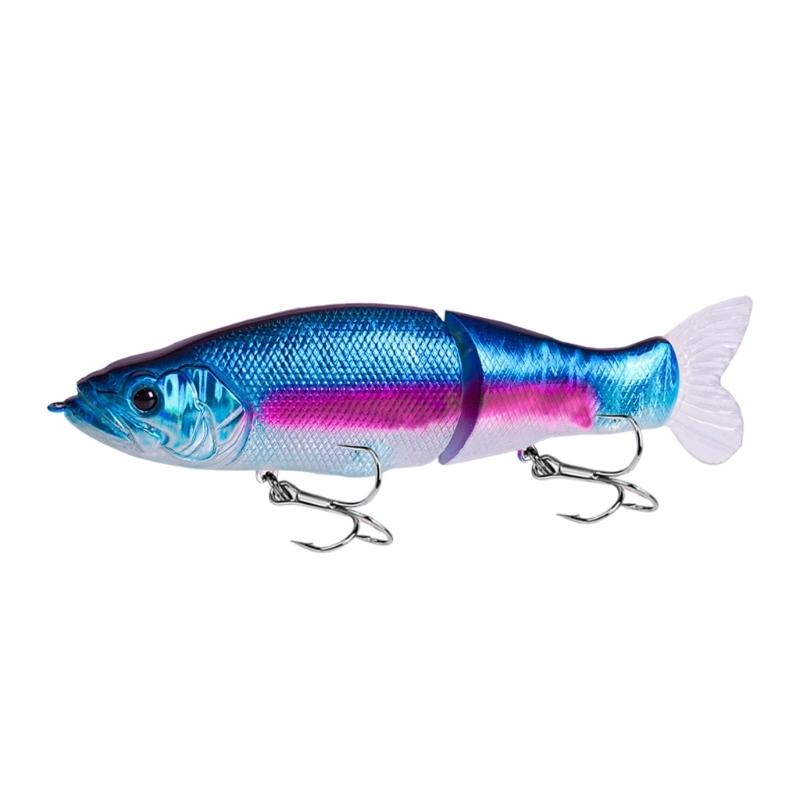 Swimming Lures Multi Jointed Swimbait with Treble Hook 32g 135mm Fishing Lure Artificial Hard Baits