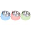 Cat Basin Pet Heating Bowl Nordic Stainless Steel To  Cervical Spine Constant Temperature Cat Food Bowl Pet Heating Bowl