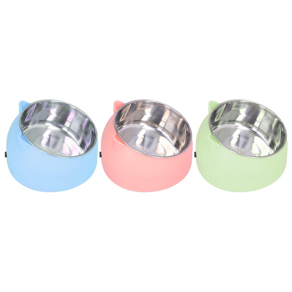 Cat Basin Pet Heating Bowl Nordic Stainless Steel To Cervical Spine Constant Temperature Cat Food Bowl Pet Heating Bowl