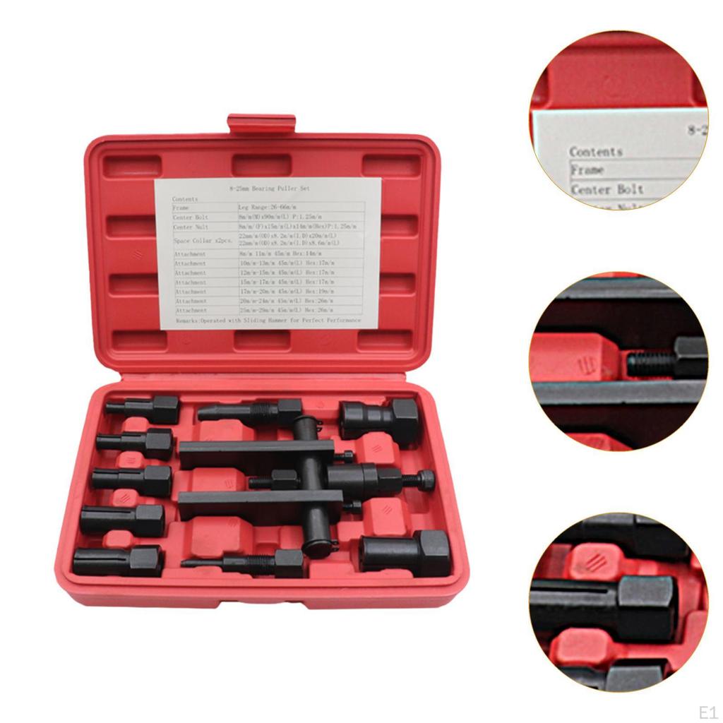 Wheel Bearing Puller Tool Set Versatile Use Universal Portable Remover Installer for Car