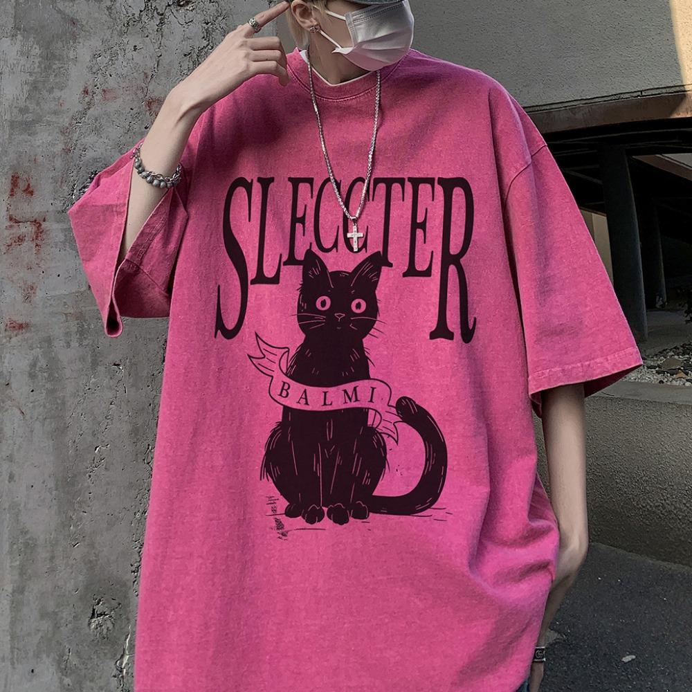 

S-5XL, 280 г/м2, 100% хлопок, винтажная футболка с кислотной стиркой, уличная одежда, короткие топы в стиле панк, футболки 5XL