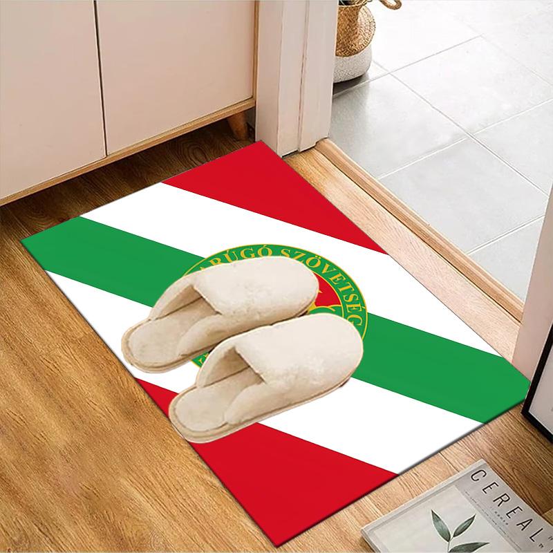 Hungarian Football Emblem Rug Office Floor Mat - Machine Washable for Bedroom, Bedroom, Livingroom, Room Decor Fan Gifts Christmas