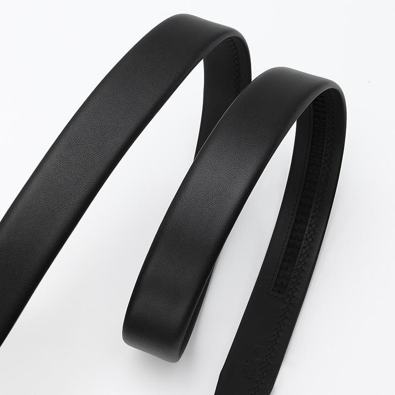 Belts for Men's Real Cowhide Head Leather High End Belt Business Casual Automatic Buckle Belt