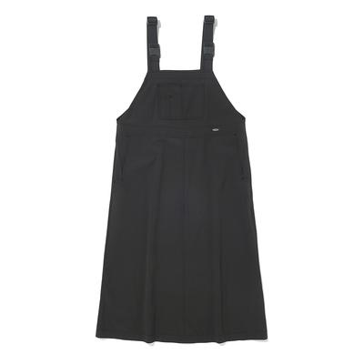 Intercrew Women'S Contrast Stitch Overall Dress Charcoal Ita2Ol54Acc