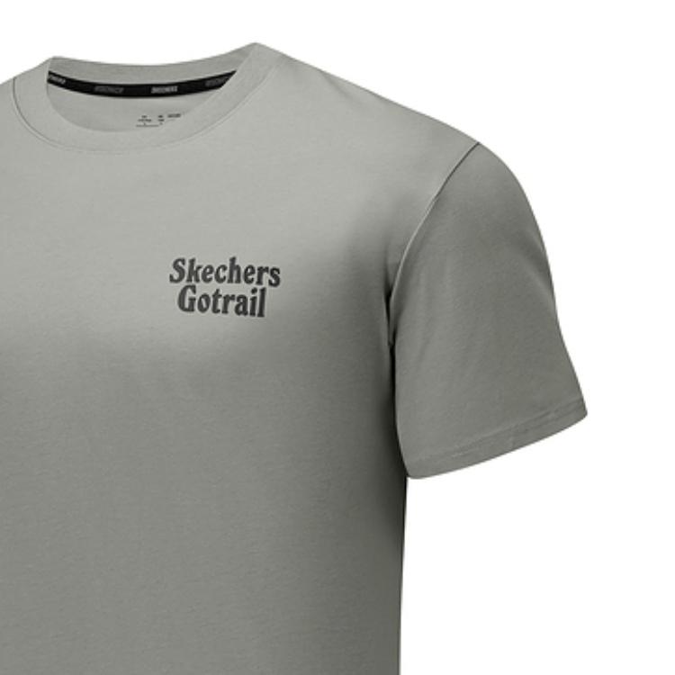 Skechers Comfortable Simple Short Sleeve T-Shirt Men Tops P325M006-02CC