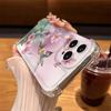Flower Bird Design Soft Phone Case For iPhone 16 13 14 11 12 15 Pro Max XR 8 7 Plus X XS Max Mini SE 2020 Shockproof Clear Cover