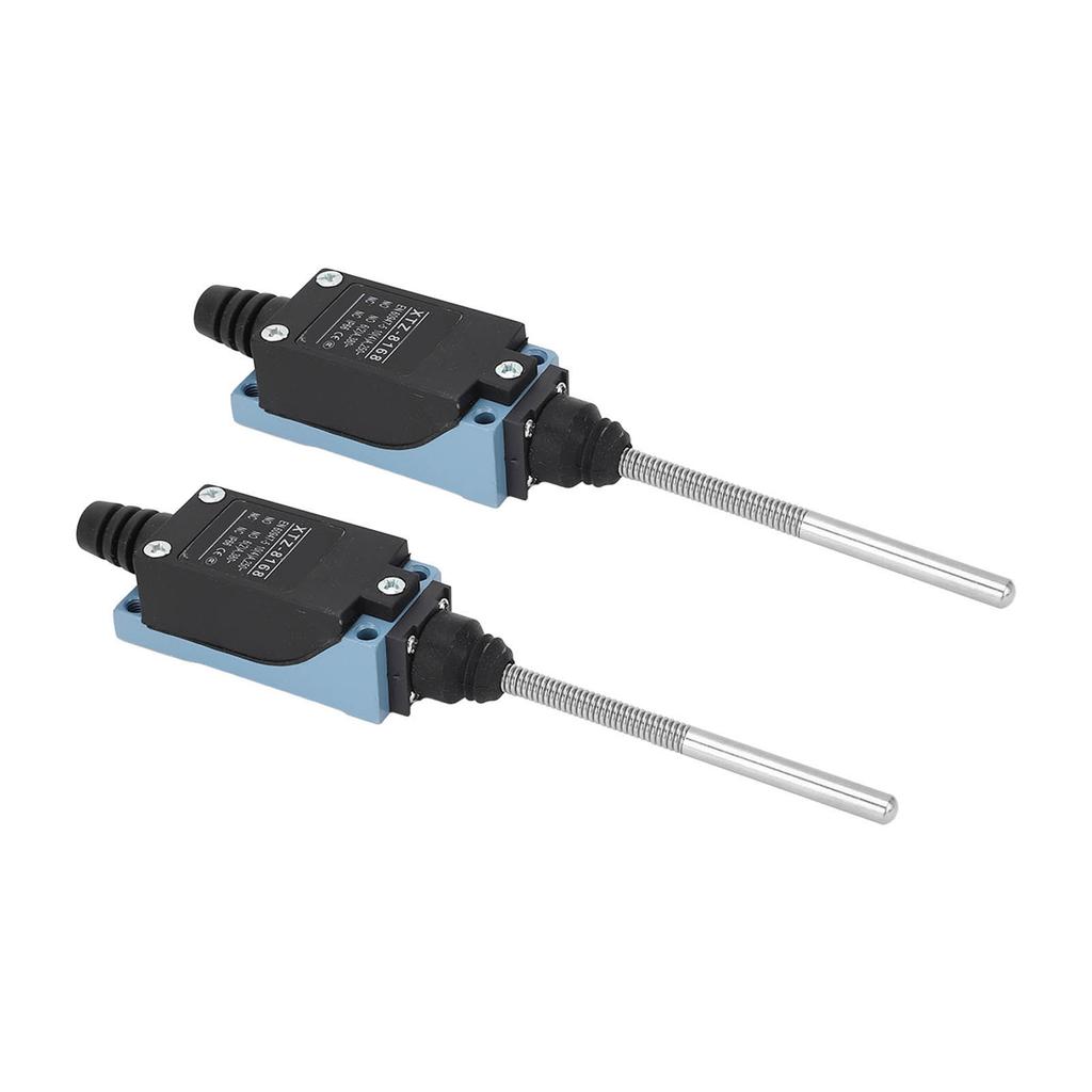 2Pcs Momentary Limit Switch Travel Switch Flexible Coil Spring Rod for CNC Mill Laser Plasma Router