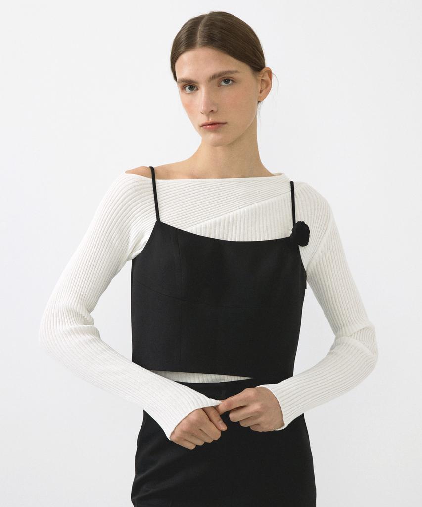 OCTETTE Corsage Bustier Top_2Color