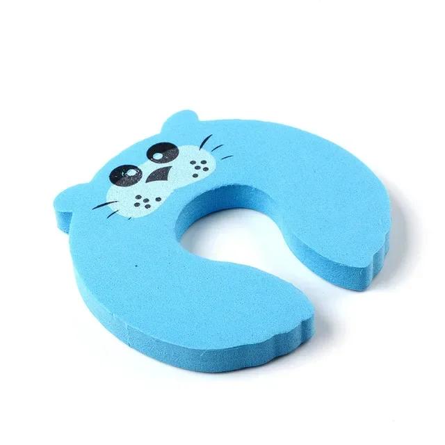 Lot Protection Baby Safety EVA C Shape Door Stopper Cute Animal Security Baby Card Lock Newborn Care Child Finger Protector