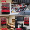 Tools Wall Storage Shelf Tool Holders 28 Stacking Boxes Wall Mounted Tool Rack Extra Strong Wall Plate for Wrench Screwdriver